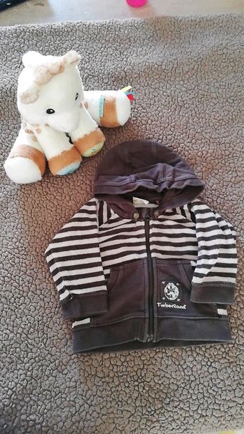 Gilet zip fille timberland 3 mois