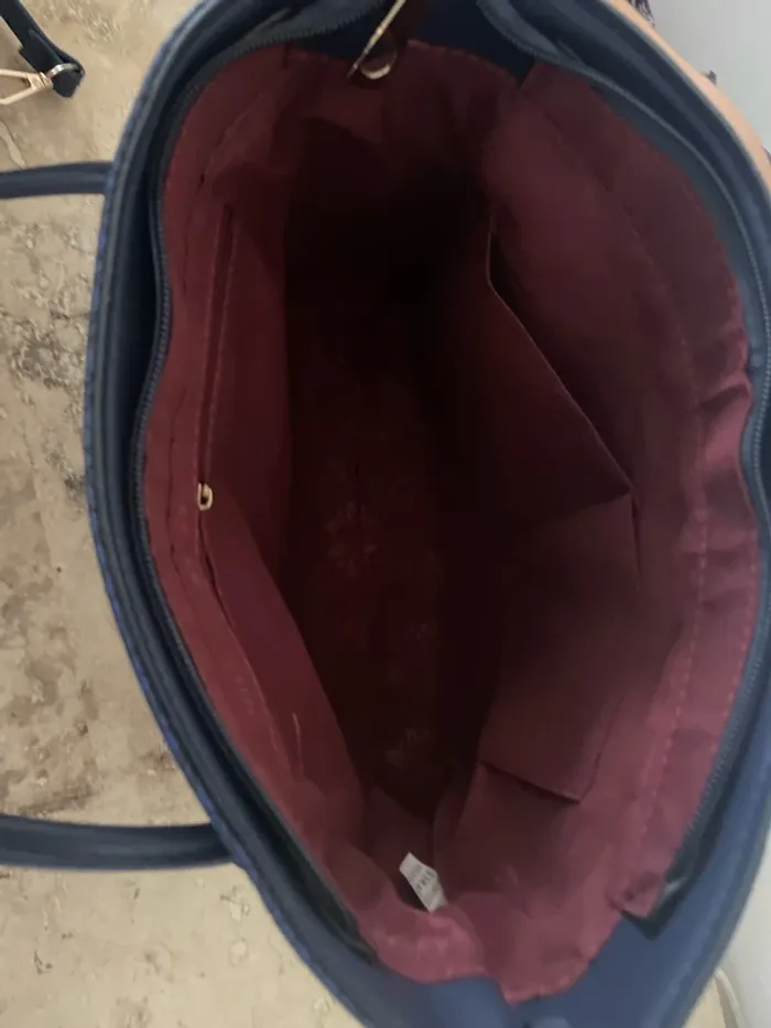 Sac à main bleu marine n°608 - photo numéro 7