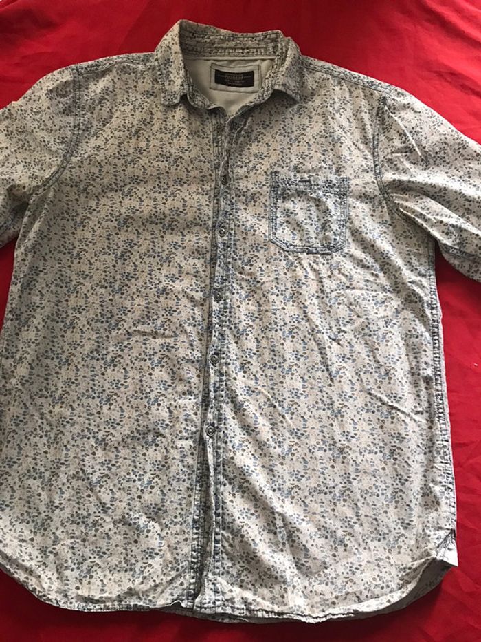 Chemise à fleur Pull&bear taille L (taille 40) - photo numéro 10