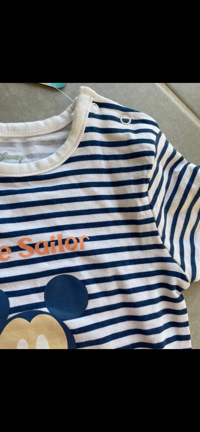 Body manches courtes Mickey Disney Neuf 12 mois - photo numéro 4