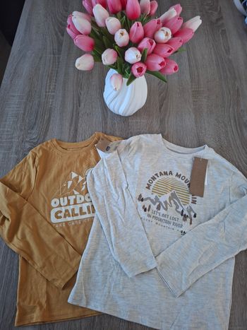 Lot de t-shirts manches longues garçon 8 ans