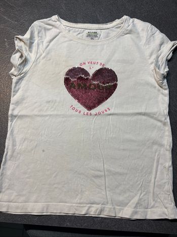 T shirt fille 8 ans