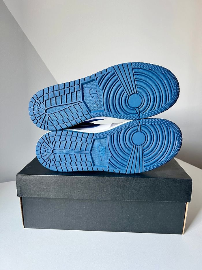 Nike air Jordan 1 Mid true blue gris bleu blanc 38 - photo numéro 5
