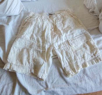 Short en lin homme