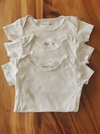 Lot de 3 bodies manches courtes