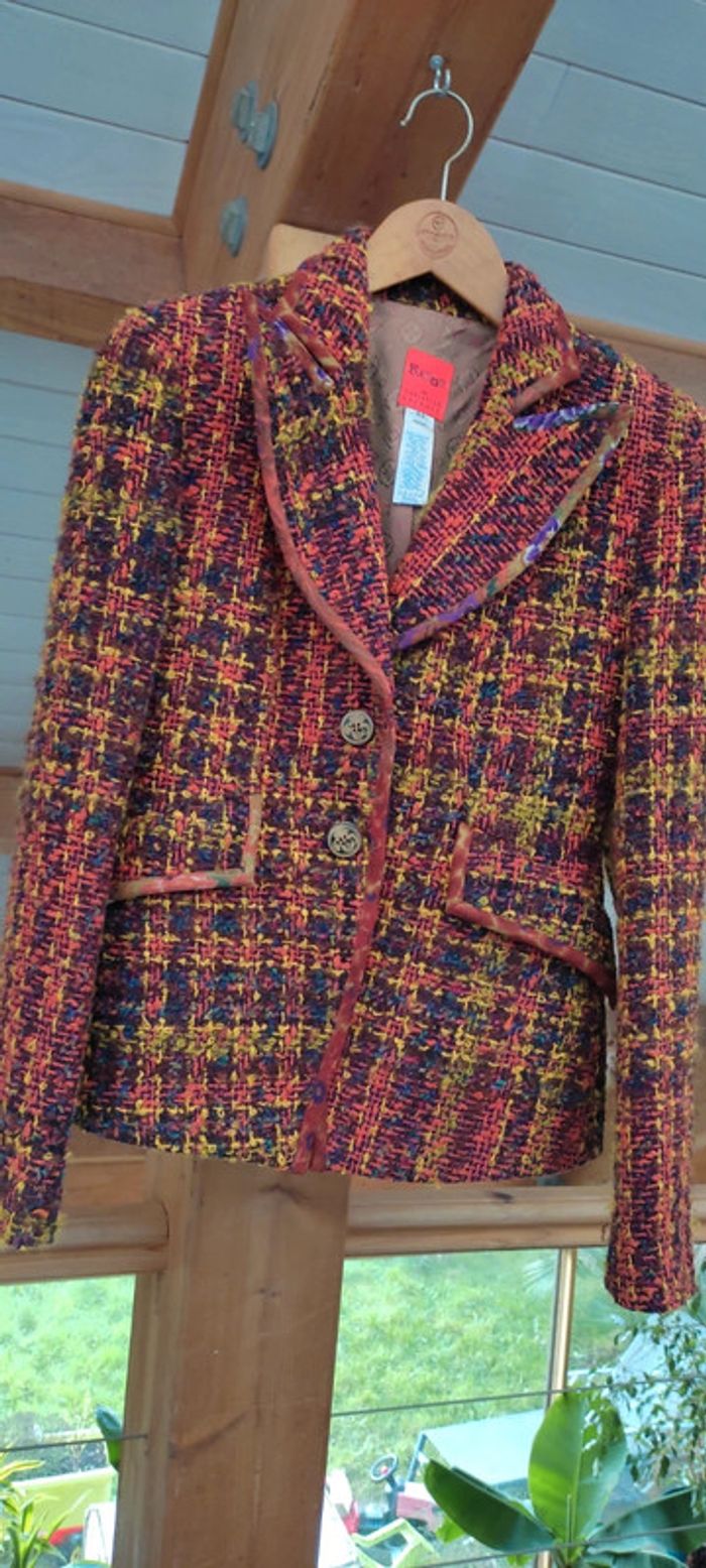 Veste laine Christian Lacroix taille 40 - photo numéro 12