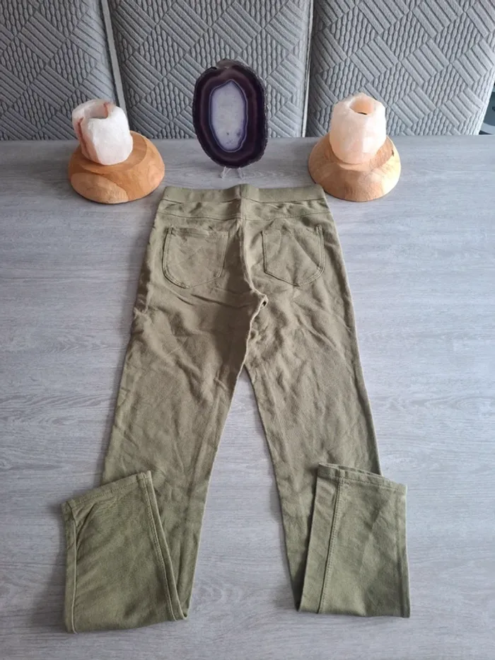 Pantalon jegging kaki Taille 12 ans - photo numéro 4