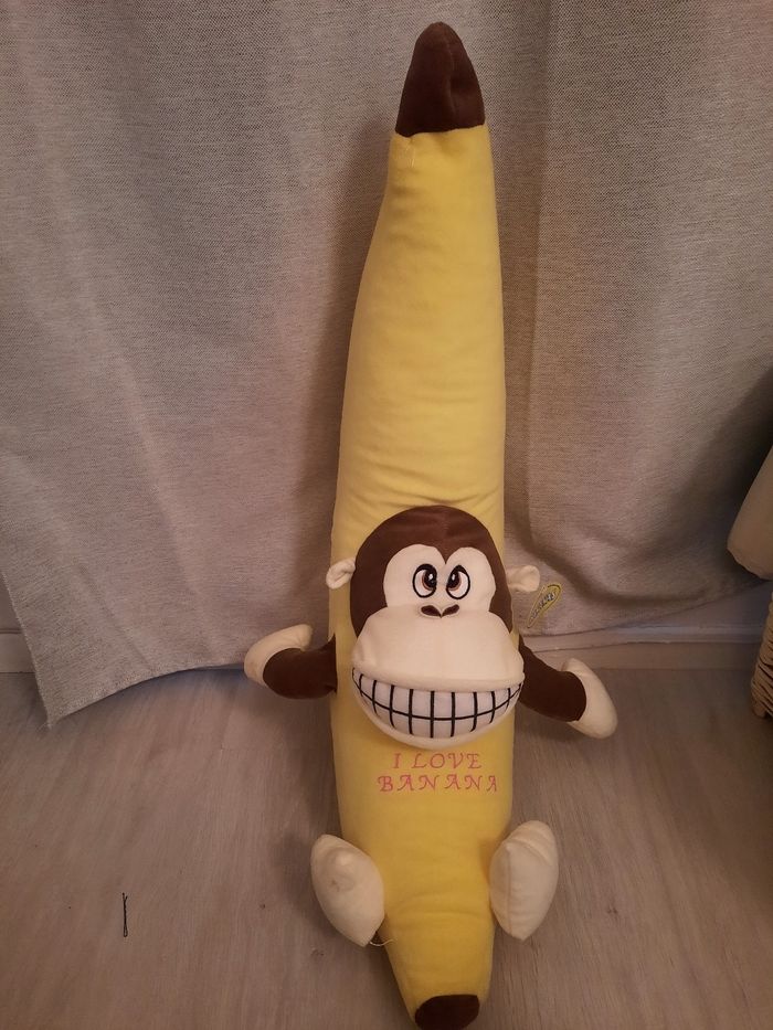 peluche banane - photo numéro 2