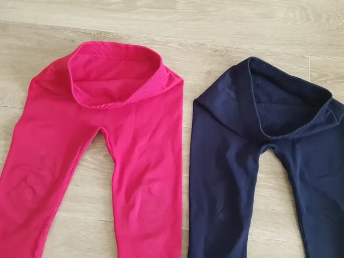 Lot de 2 leggins chauds taille 24 mois - photo numéro 3