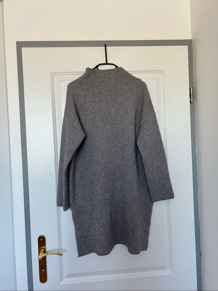 Robe pull grise femme taille unique Only fashion - photo numéro 3