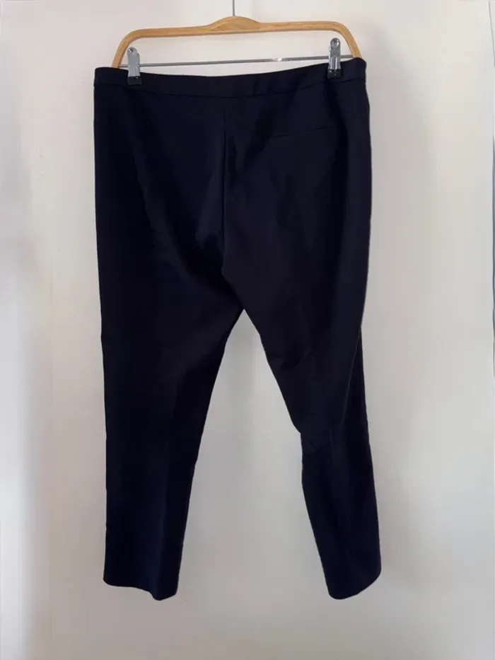 Pantalon à pinces femme Sfera taille 44 bleu marine en très bon état - photo numéro 10