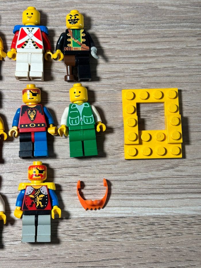 Lot de 11 figurines action figure vintage lego legoland mini figure mini fig anciennes - photo numéro 3