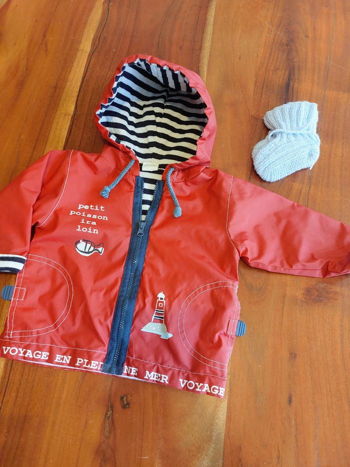 Parka/imperméable 6 mois - photo numéro 2