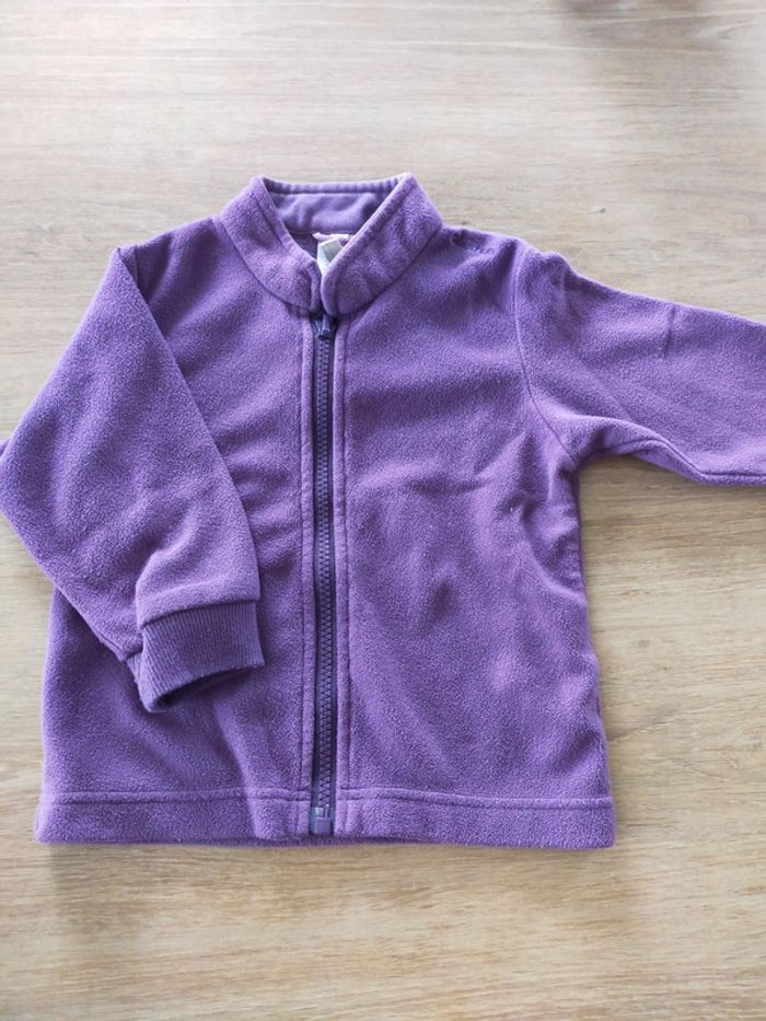 Polaire fille quechua 18mois