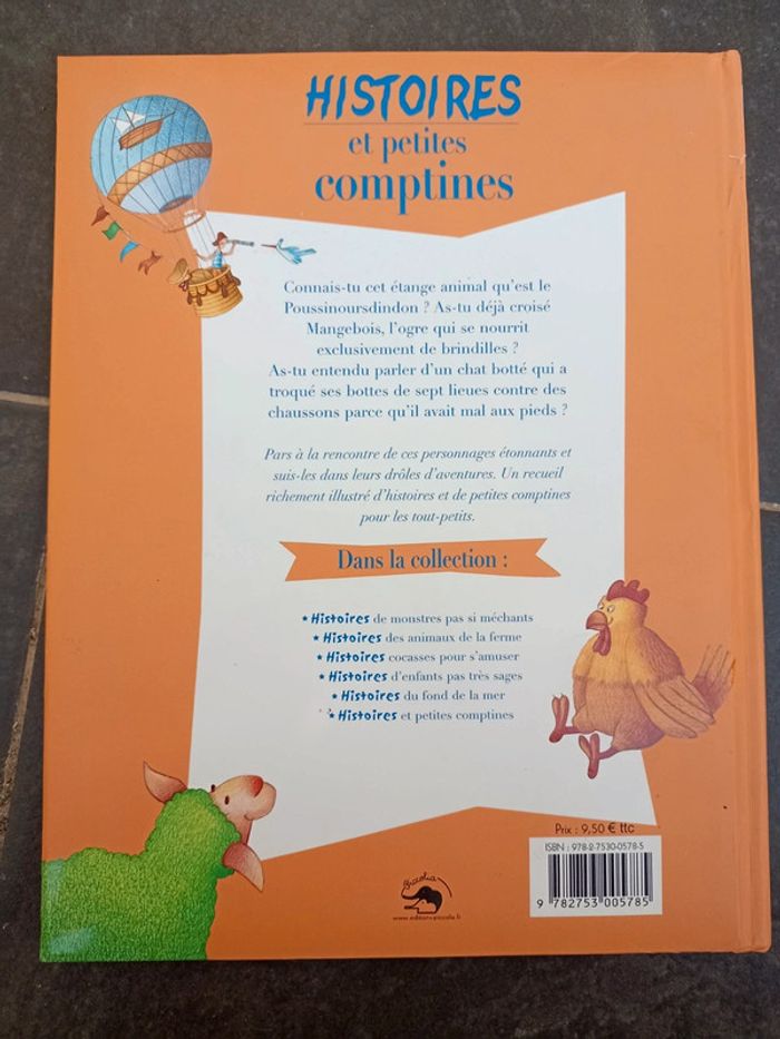 Livre histoires et petites comptines 🔂 - photo numéro 2