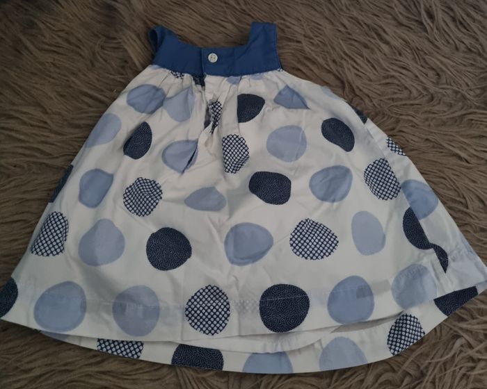 Robe à motifs avec culotte assorti 6mois - photo numéro 5