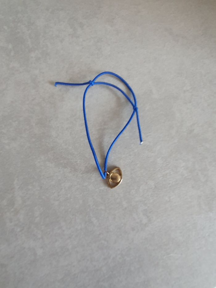 Bracelet fantaisie bleu fille