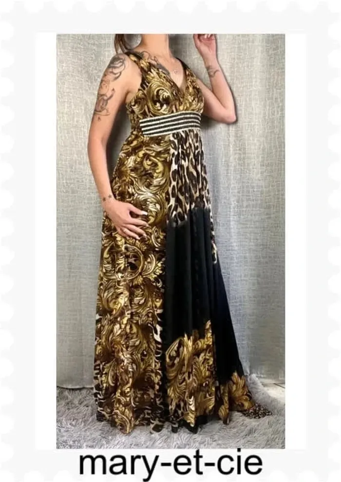 SOLDE - Robe longue taille S/M - Azaka - photo numéro 5