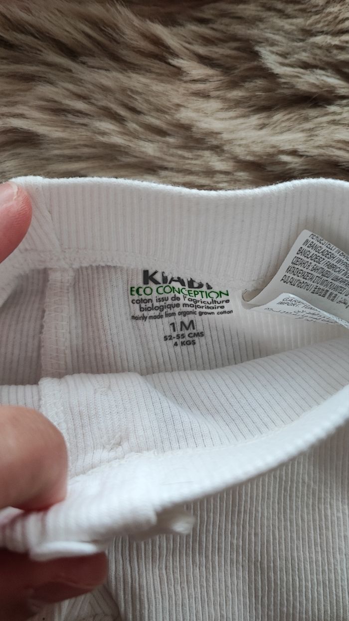 Legging blanc crème Kiabi 1 mois - photo numéro 4