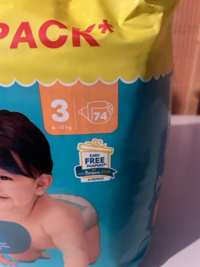 Couche Pampers taille 3 - photo numéro 2