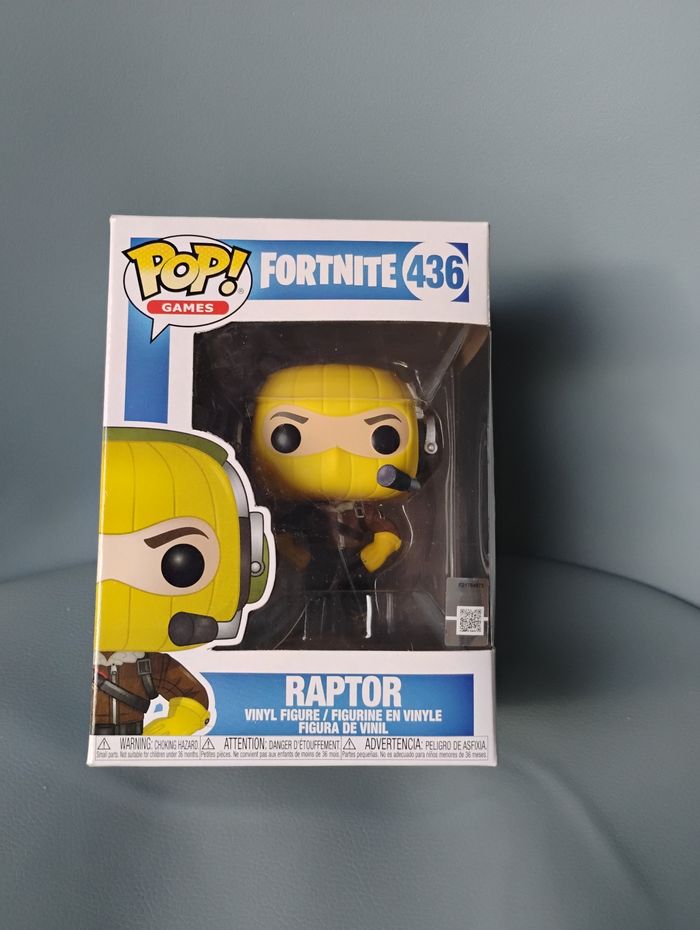 Funko Pop Fortnite 436 Raptor en boîte