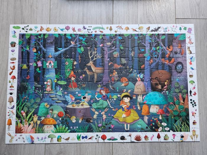 Puzzle d'observation forêt enchantée 100 pieces - photo numéro 2
