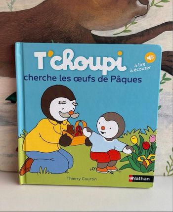 Livre tchoupi et les œufs de Pâques 