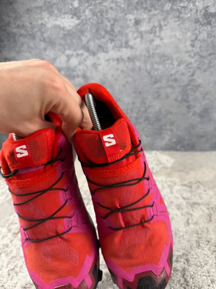 Salomon SpeedCroos 6 - Pink & Red & White - photo numéro 12