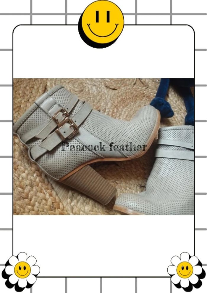 Bottines talons beiges 36 - photo numéro 4