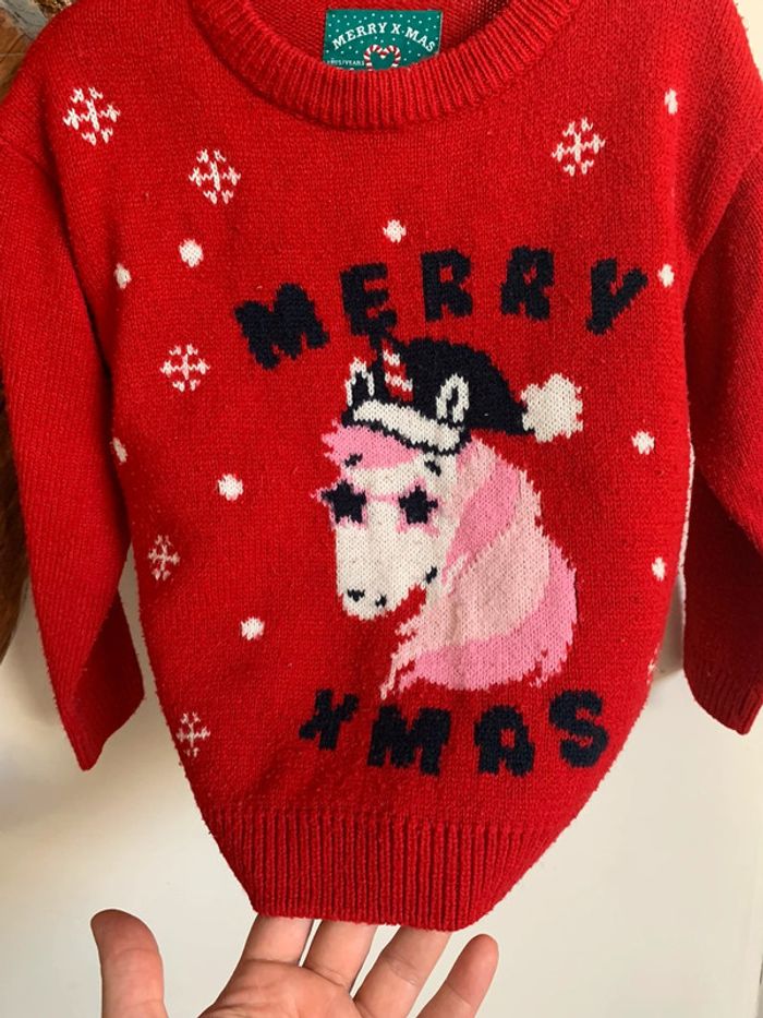 Pull de noël 4 ans / Lefties - photo numéro 3