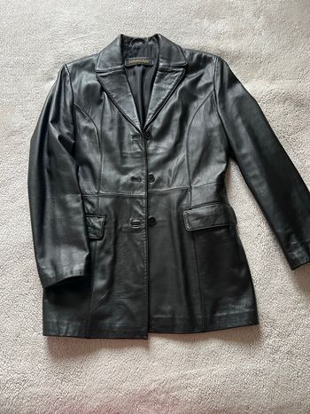 Manteau en cuir femme