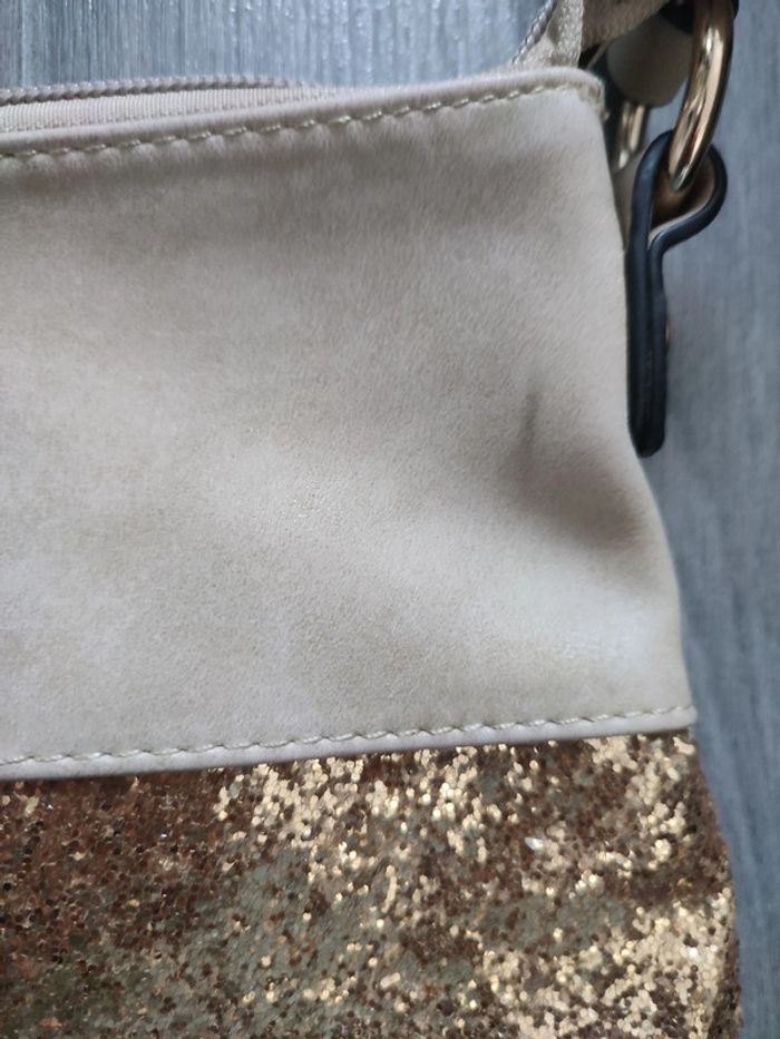 Sac en bandoulière beige - photo numéro 2