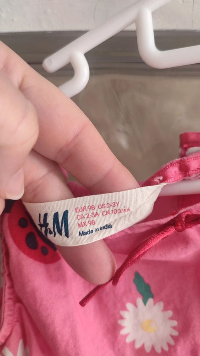 Robe printanière h&m 2/3ans - photo numéro 4