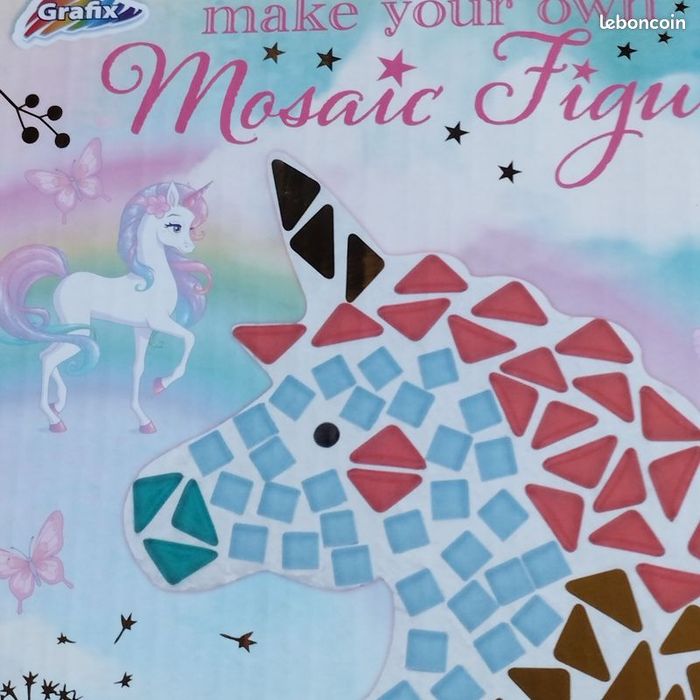 Mosaïque Figure Licorne Grafix Neuf - photo numéro 3