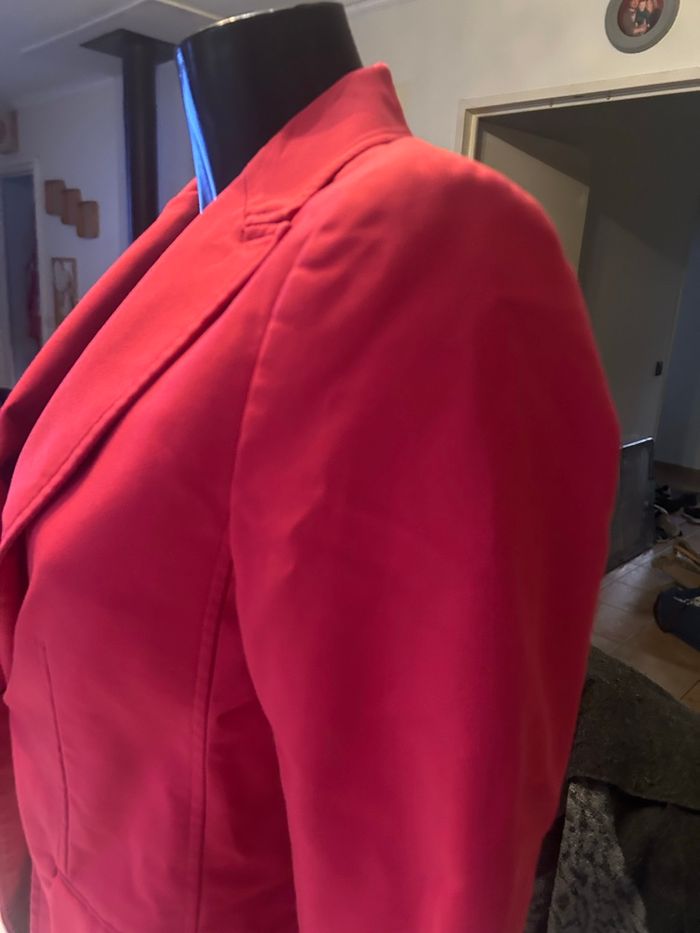 Belle veste blazer femme très bon état taille 38 / M couleur rose - photo numéro 2