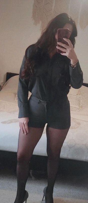 Magnifique combinaison short chemisier Zara gris S