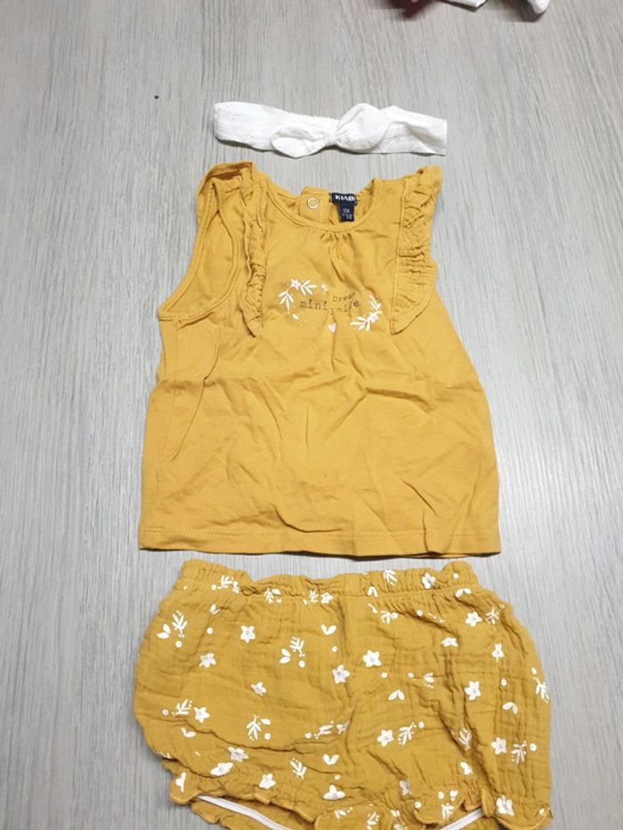 Ensemble fille Couleur moutardes