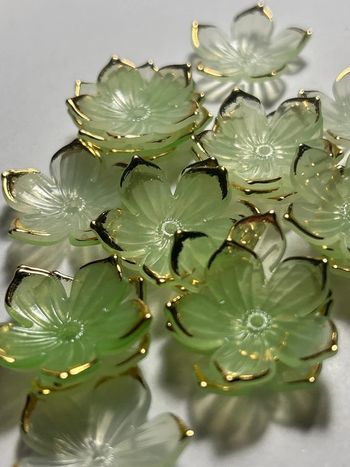 A33, lot de 25 grandes fleurs 23mm