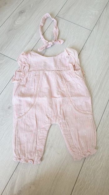 Combinaison bébé fille 1 mois