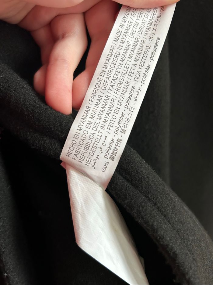 Manteau noir uni Stradivarius Taille L - photo numéro 8