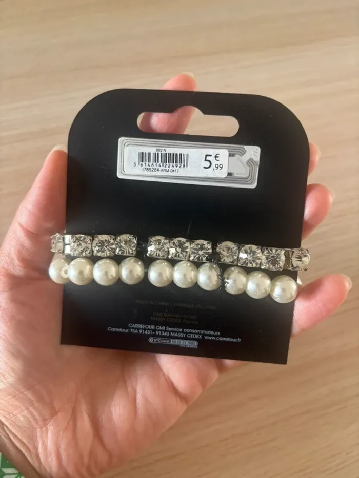 Bracelets perle et strass neuf - photo numéro 2