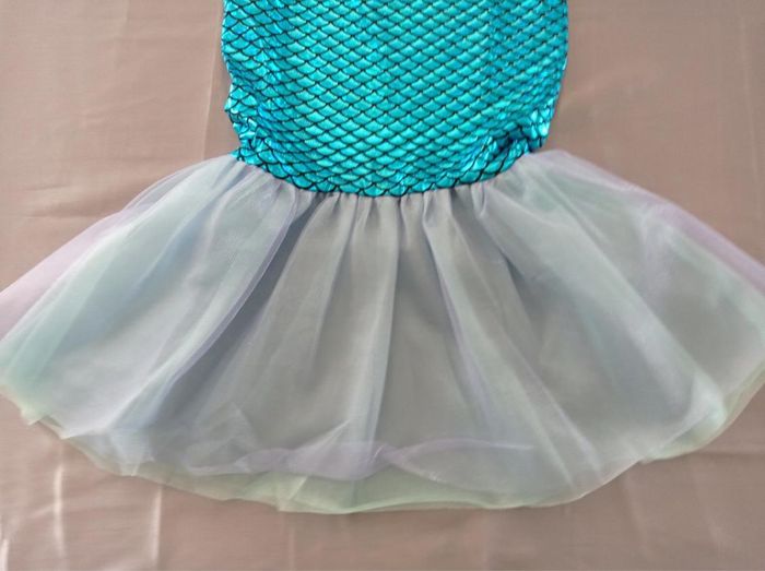 Déguisement sirène turquoise 5-6ans - photo numéro 5
