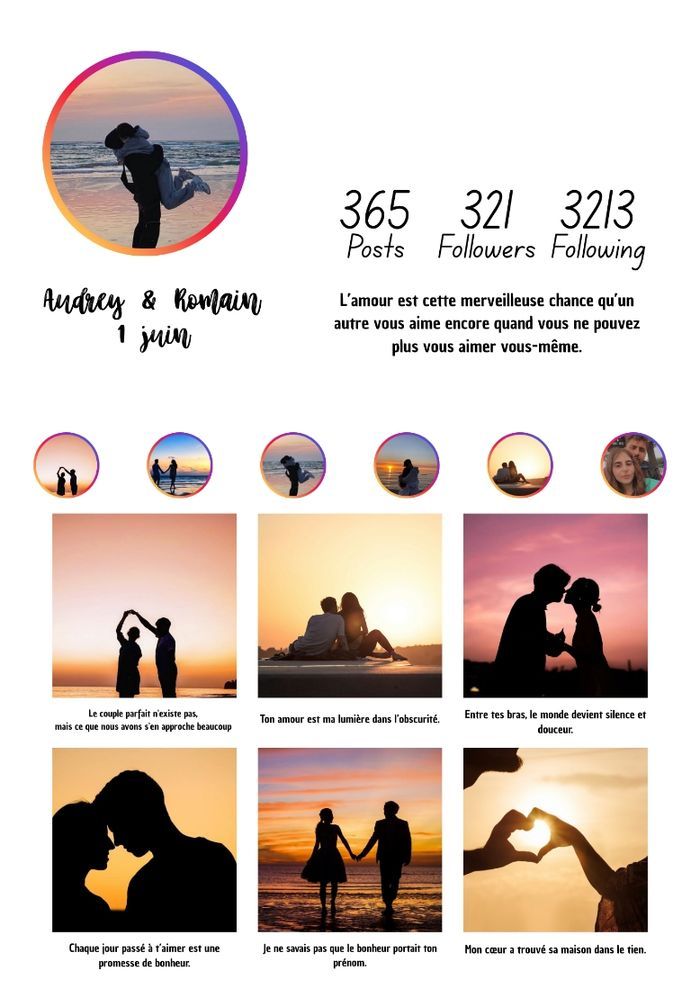 Affiche saint valentin a personnalisé - photo numéro 3