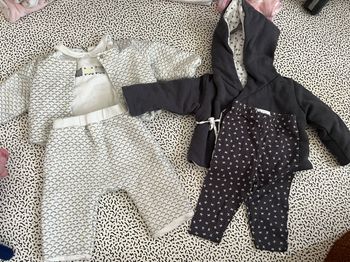 Lot de 2 ensembles fille 3M