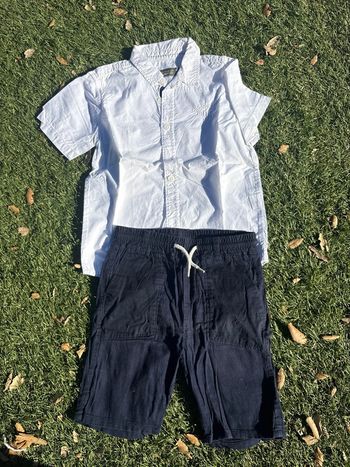 Chemise Orchestra + bermudas Kiabi en 6 ans