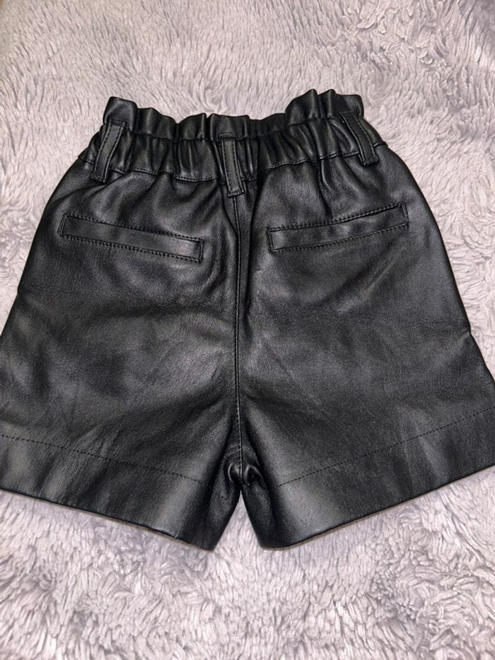 Short en cuir noir - Kiabi - photo numéro 2