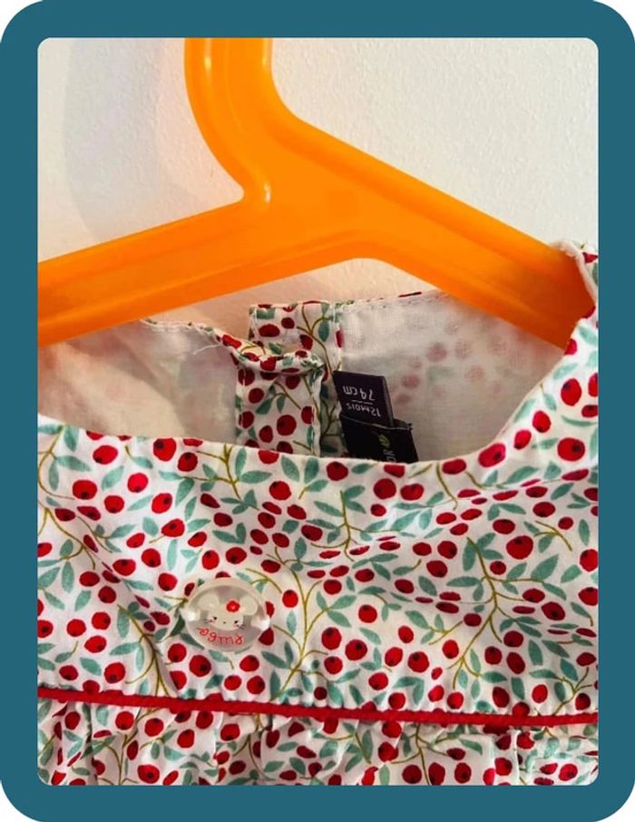 Belle blouse manches longues 12 mois sergent major - photo numéro 4