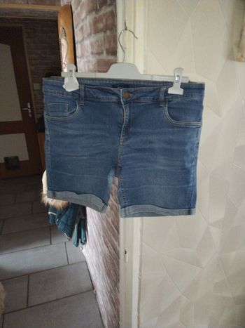 Short en jeans
