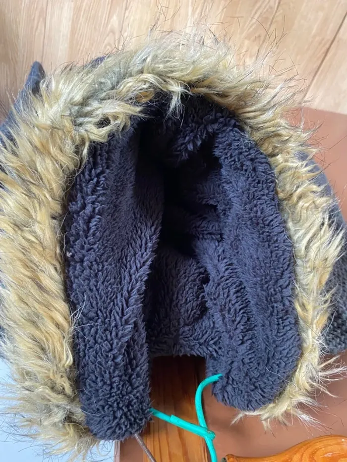 Gilet hiver à capuche Jennyfer taille M gris foncé - photo numéro 3