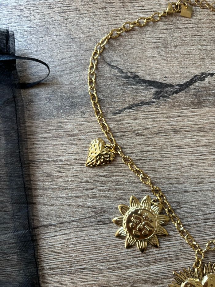 Collier doré acier neuf - photo numéro 9